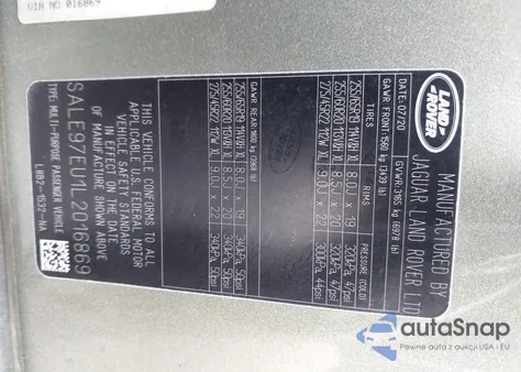 2020 Land Rover Defender 110 First Edition/110 Hse from USA, damaged, VIN SALE97EU1L2016869